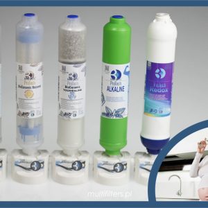 Zestaw wkładów Bregus® ProTech Postfilter Nanosilver Postfilter + Alkaline + Redox + BioCeramic Tourmaline + BioCeramic