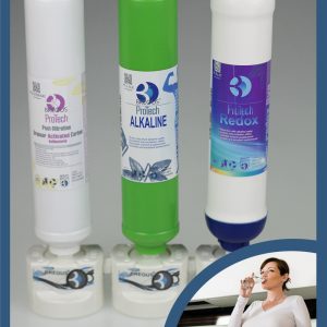 Zestaw wkładów Bregus® ProTech Postfilter Antibacterial + Alkaline + Redox
