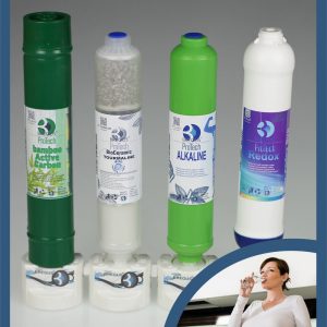 Zestaw wkładów Bregus® ProTech Bamboo Active Carbon + Alkaline + Redox + BioCeramic Tourmaline